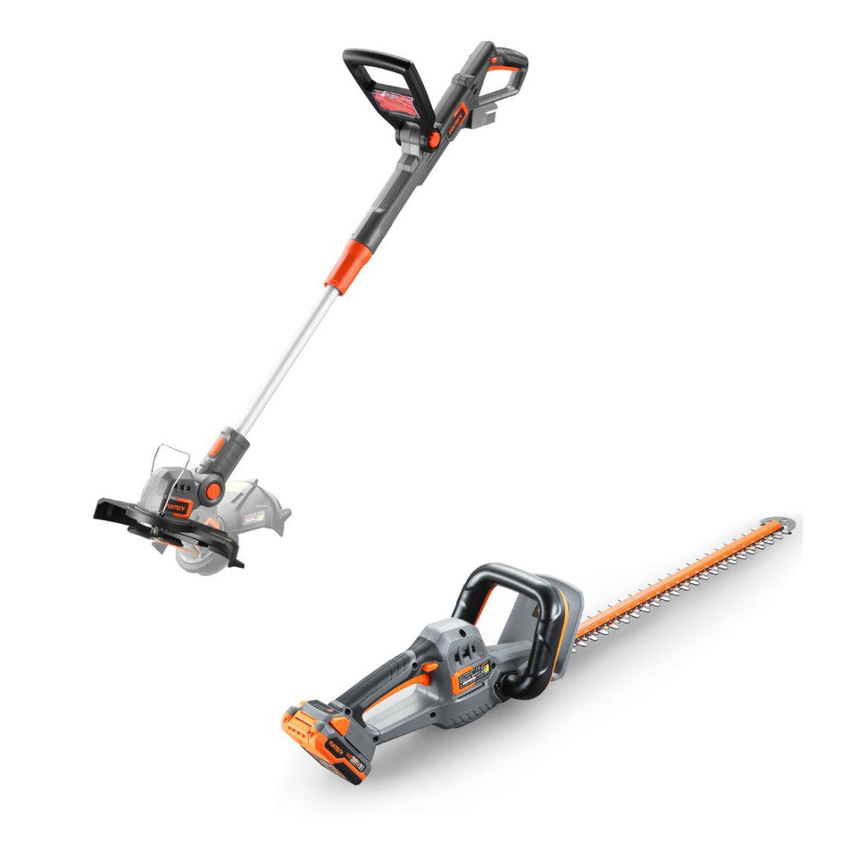 FUXTEC 20V Garten-Set FX-20VSET5 Rasentrimmer und Heckenschere