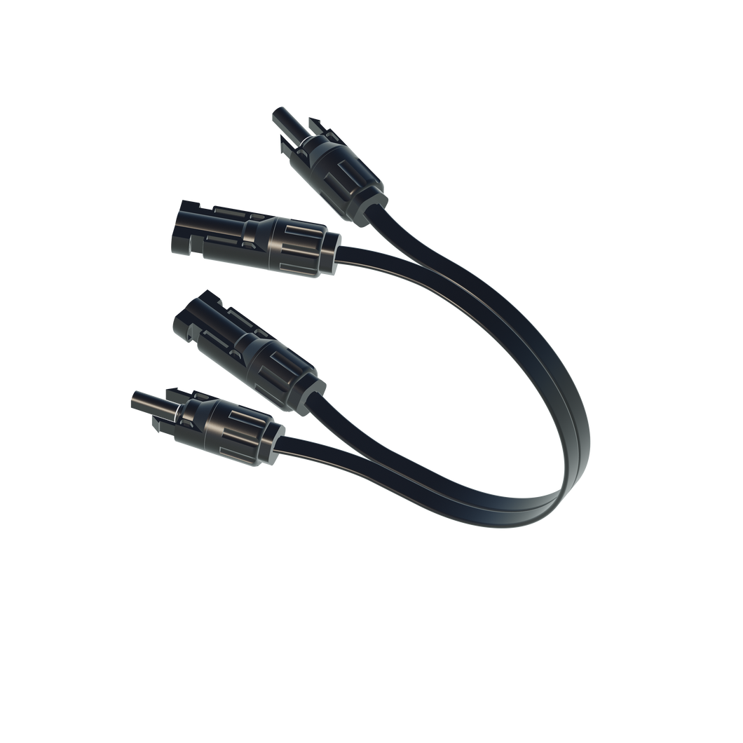 RUNHOOD Flat PV Kabel, Fensterdurchführung mit MC4 Anschluss | 300V