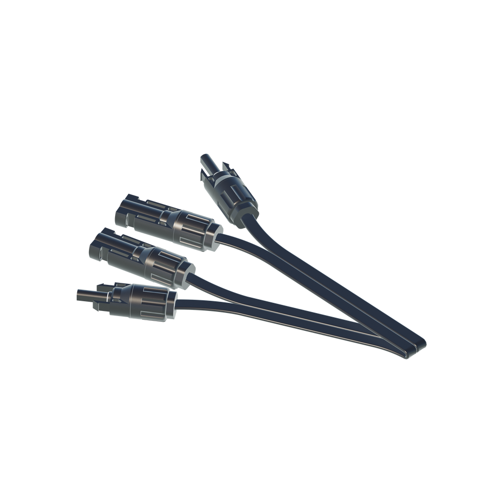 RUNHOOD Flat PV Kabel, Fensterdurchführung mit MC4 Anschluss | 300V