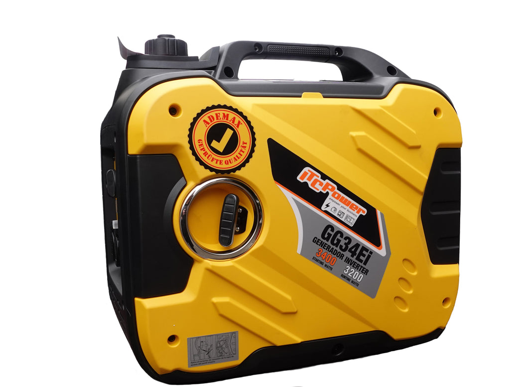 ITC POWER Inverter 3400Watt Benzin GG34Ei Stromaggregat