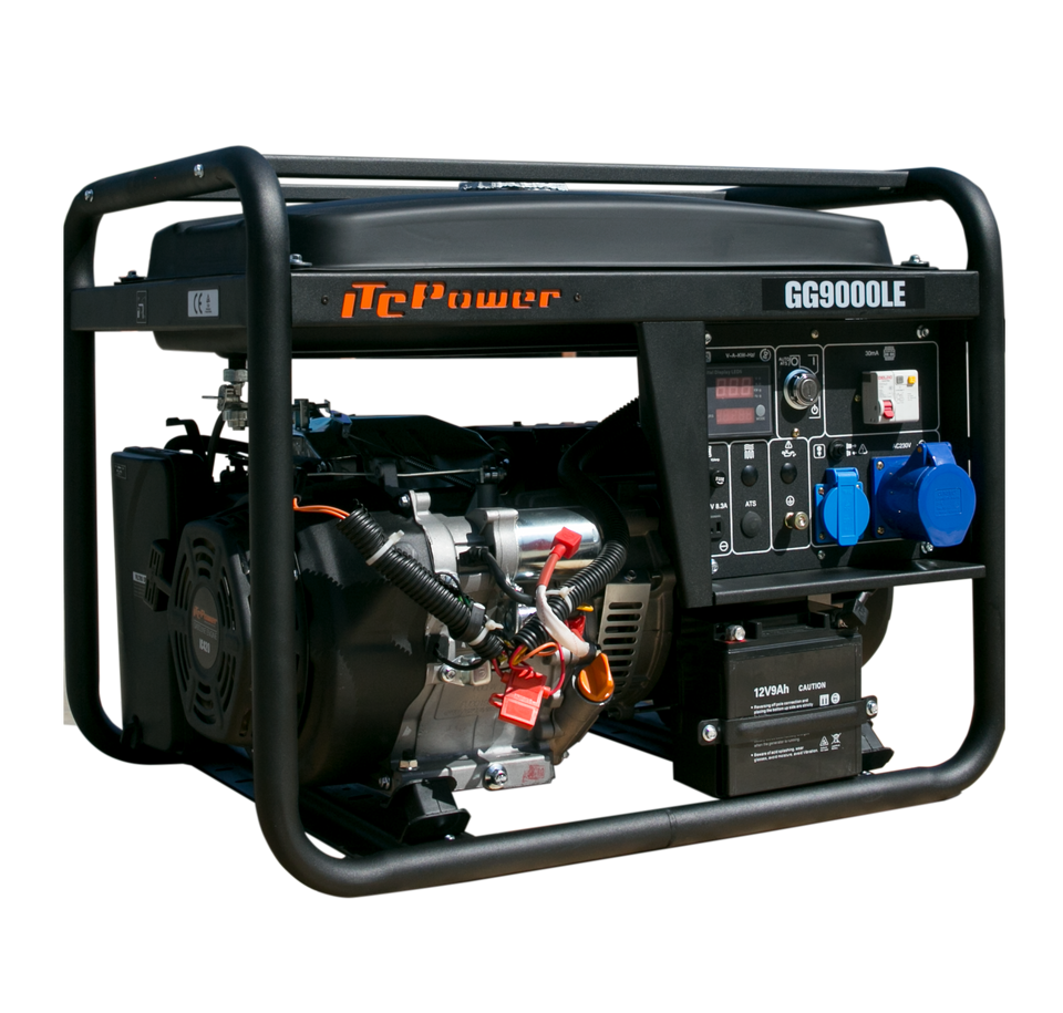ITC POWER 6600 Watt Benzin GG9000LE Stromaggregat