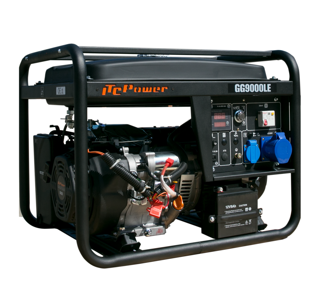 ITC POWER 6600 Watt Benzin GG9000LE Stromaggregat