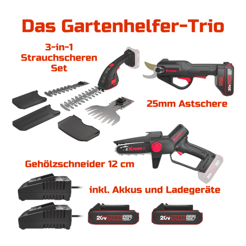 Gartenhelfer-Trio im Sparset