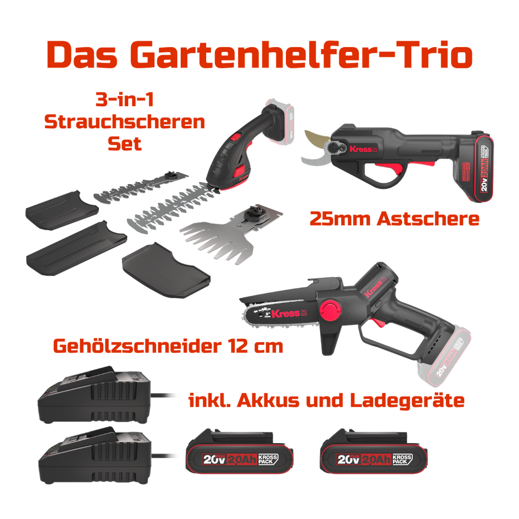 Gartenhelfer-Trio im Sparset