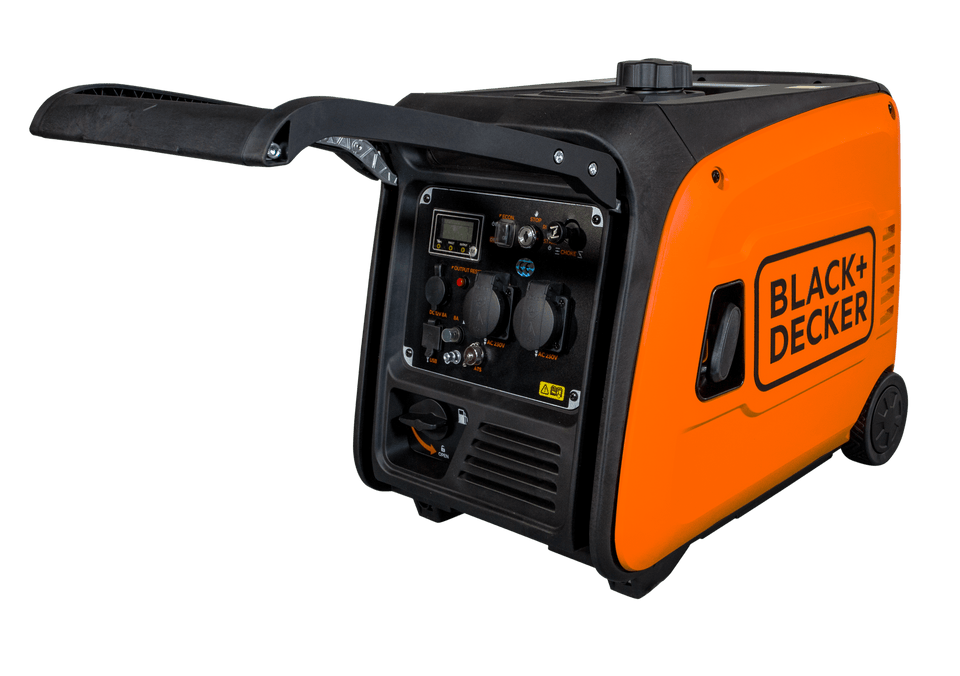 Black + Decker Inverter Stromaggregat Benzin 3900 Watt BXGNI4000E