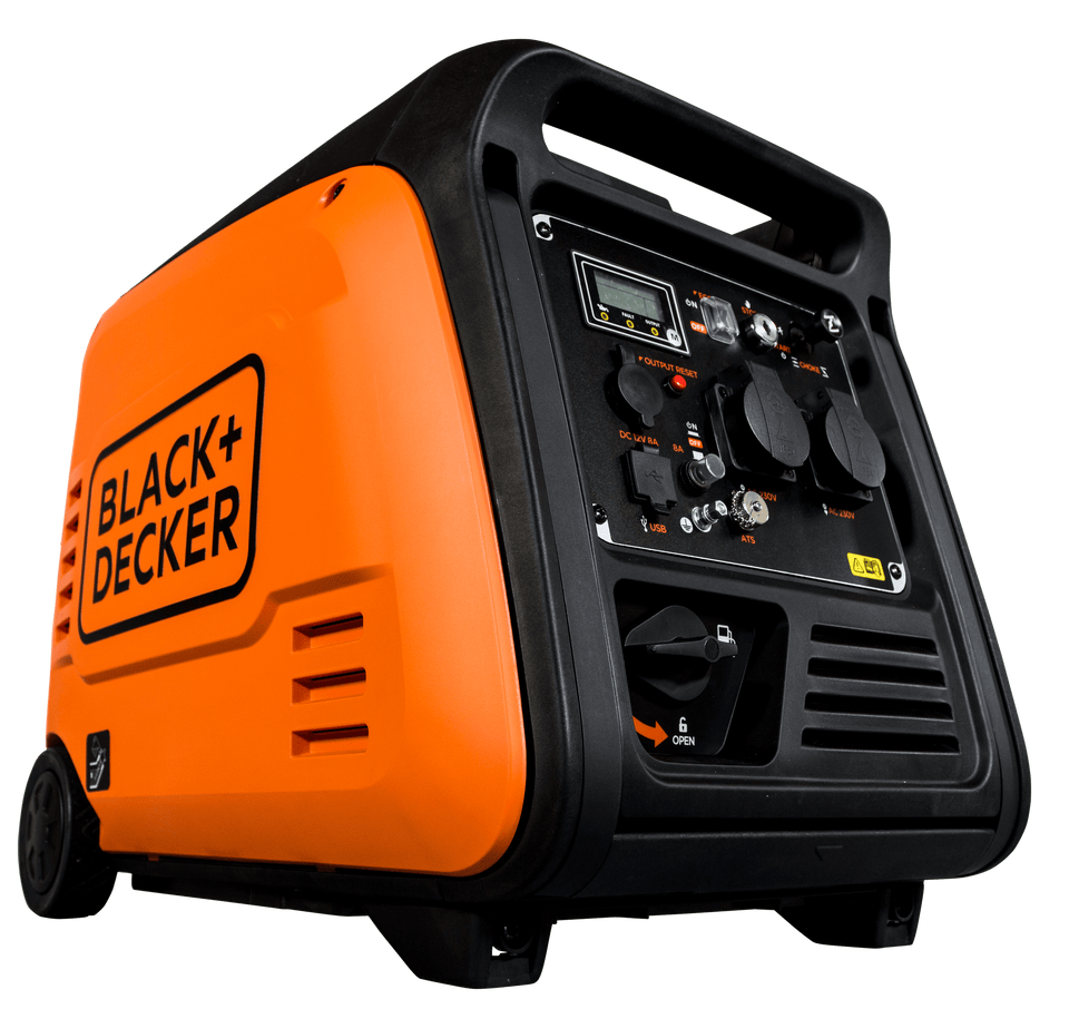 Black + Decker Inverter Stromaggregat Benzin 3900 Watt BXGNI4000E