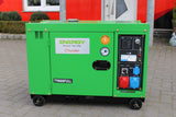 9 kvA Diesel NOT-STROMAGGREGAT STROMERZEUGER LEISE ENERGY