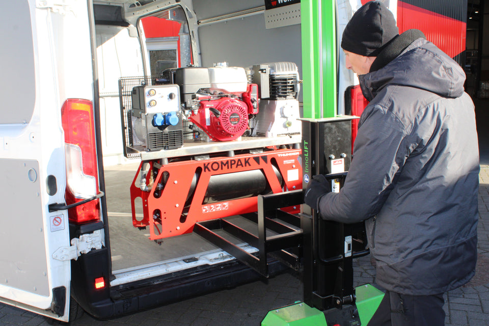 Ademax Druckluft-Kompressor 200 bar Stromaggregat 3,5 kVA Benzin Schweißgerät 180 MMA Honda AX31-TRIAG Stromerzeuger