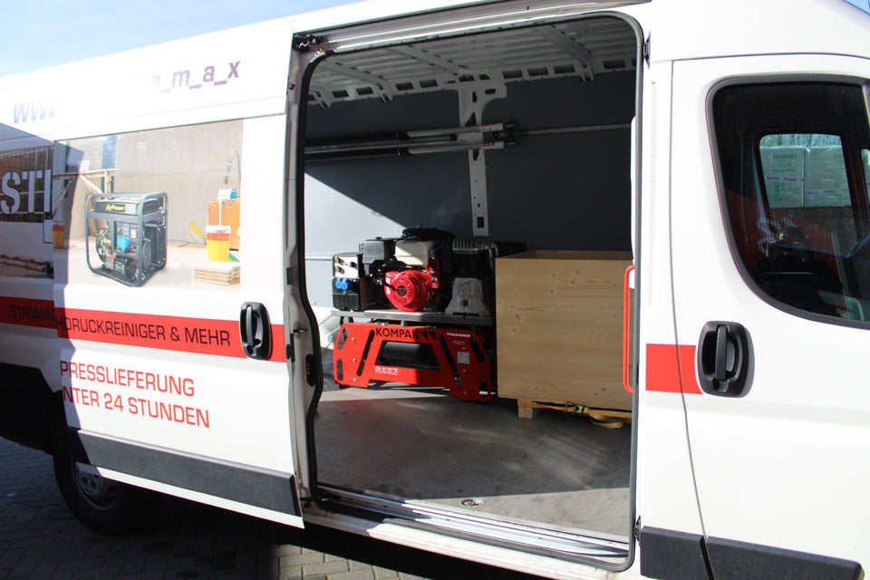 Ademax Druckluft-Kompressor 200 bar Stromaggregat 3,5 kVA Benzin Schweißgerät 180 MMA Honda AX31-TRIAG Stromerzeuger