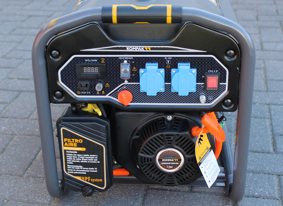 Gas & Benzin KOMPAK Stromerzeuger Stromaggregat 3.300 Watt K4000S-DF