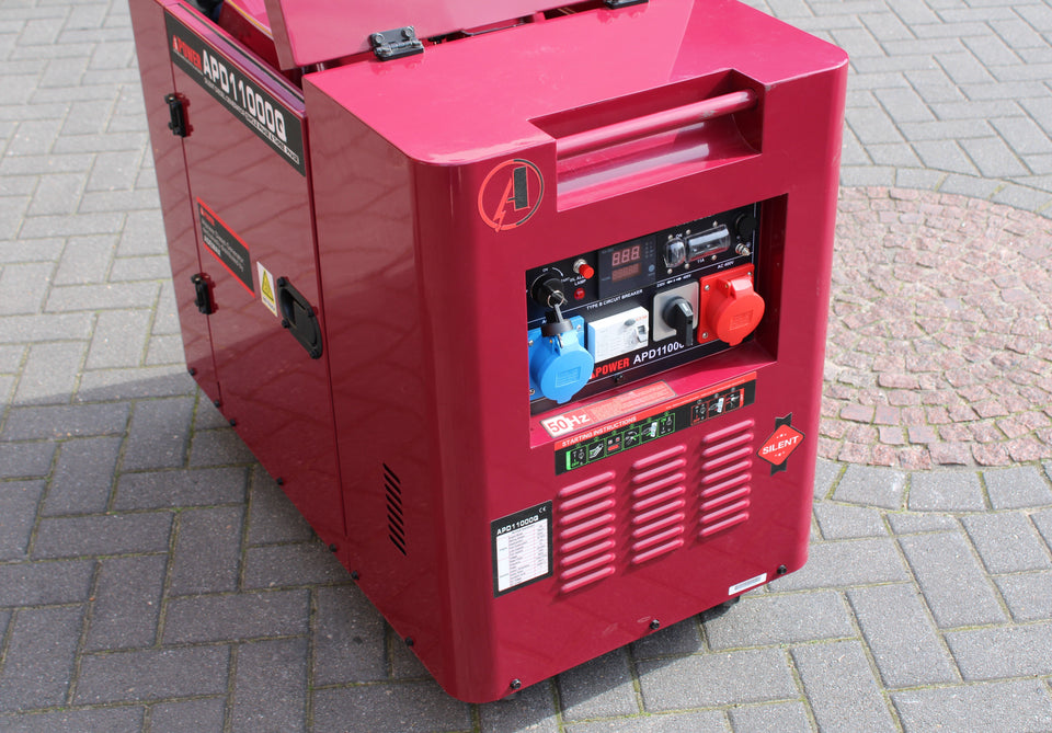 Ai Power 9 kVA Diesel APD11000Q ADEMAX Edition 230 & 400 V mit GRATIS ATS Box