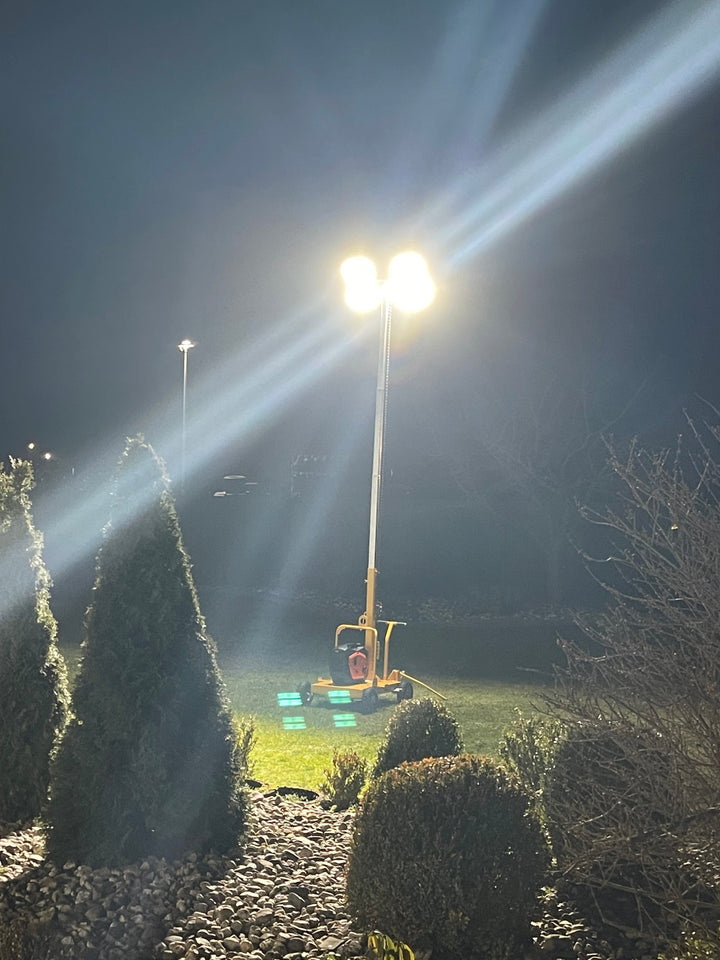 Lichtmast LT800-LED KOMPAK für 4.800 m² | mobiler Lampenmast