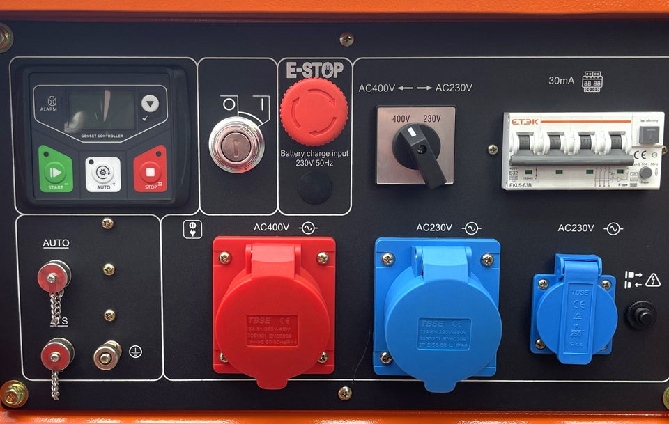 Black + Decker Full Power 8 kVA Diesel BXGND7900E 230&400 V Stromaggregat