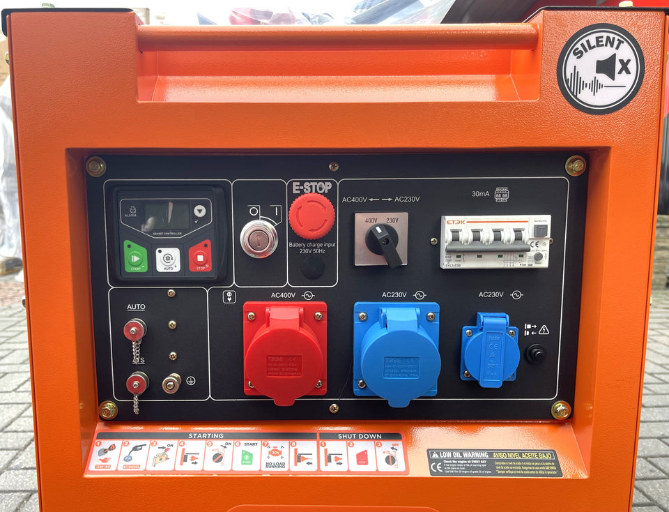 Black + Decker Full Power 8 kVA Diesel BXGND7900E 230&400 V Stromaggregat