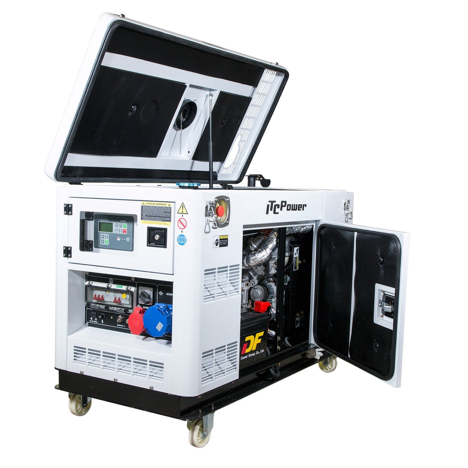 ITC POWER 12,5 kVA Wassergekühlt Diesel DG12000XSE-T Stromaggregat Stromerzeuger