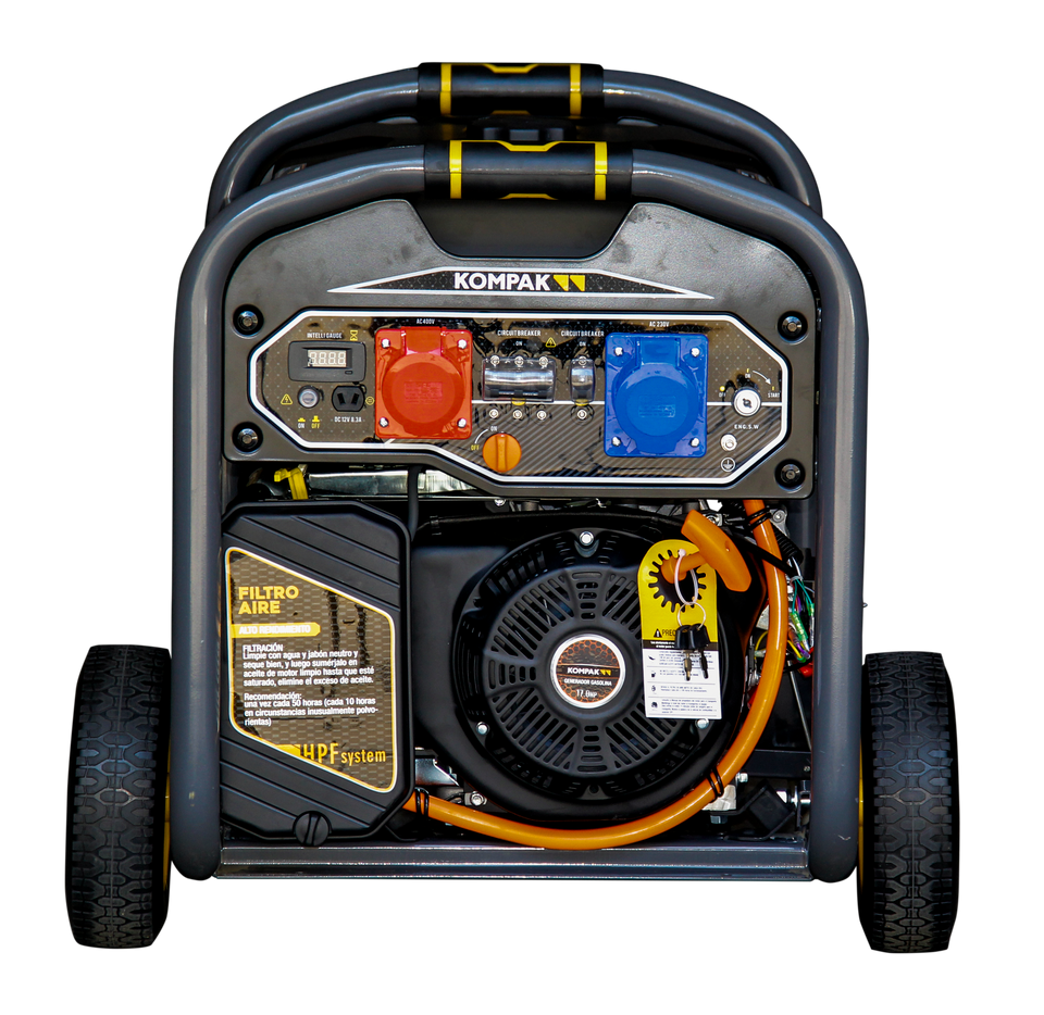 KOMPAK 10 kVA Gas & Benzin K10000TE-T-DF Stromerzeuger Stromaggregat