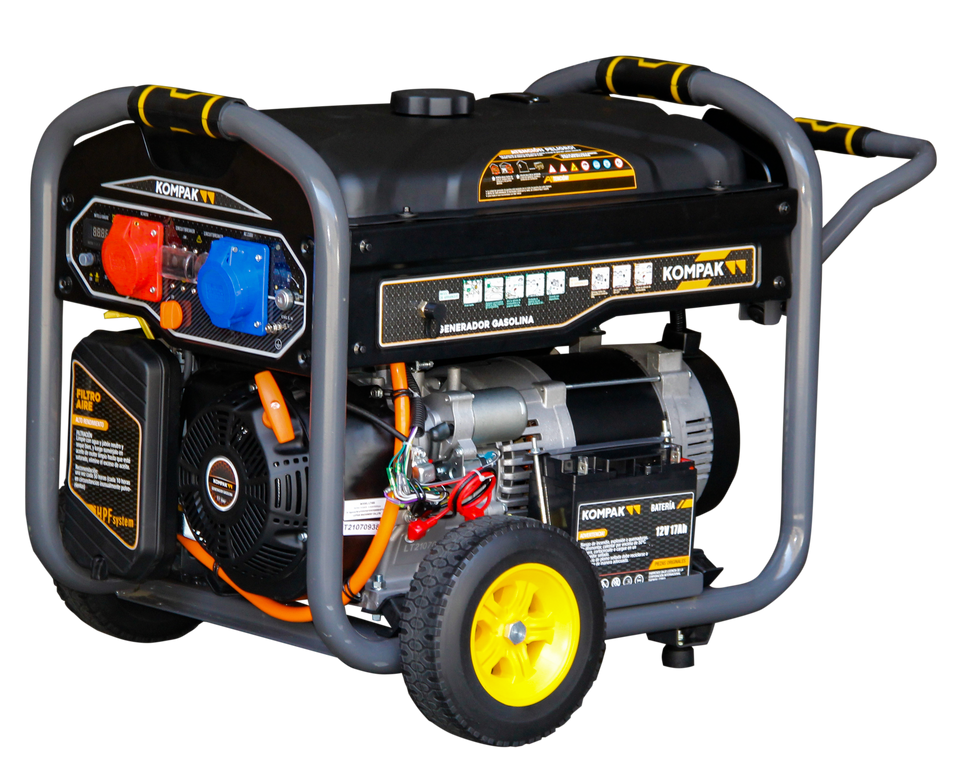 KOMPAK 10 kVA Gas & Benzin K10000TE-T-DF Stromerzeuger Stromaggregat