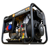 PRO-KOMPAK Full Power 8kVA Diesel Stromaggregat K8000LE-T 230 & 400 V mit Räderset
