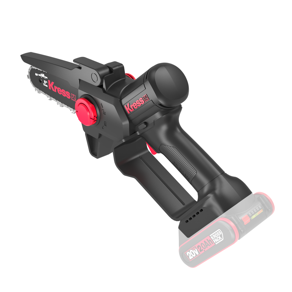 Kress 20 V 12 cm bürstenlose Einhand-Kettensäge