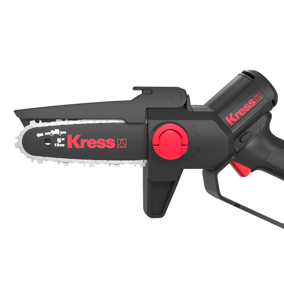 Kress 20 V 12 cm bürstenlose Einhand-Kettensäge