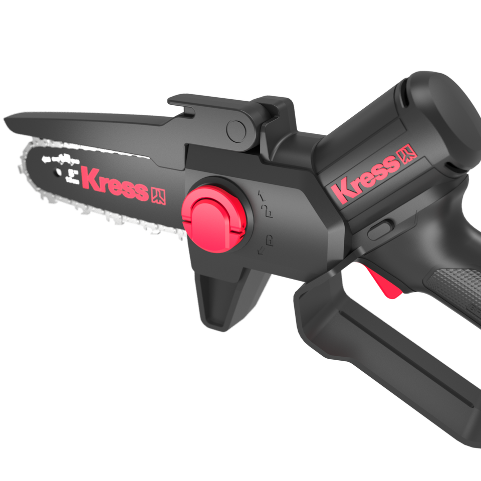 Kress 20 V 12 cm bürstenlose Einhand-Kettensäge