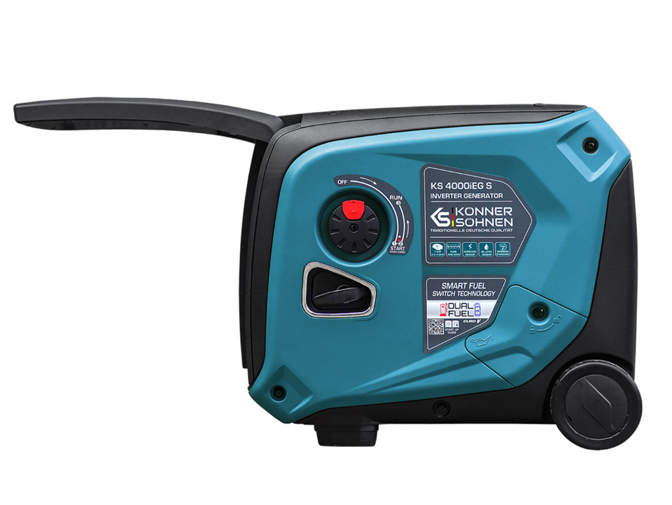 Gas & Benzin K&S Inverter Stromaggregat 4.000 Watt KS4000iEGS mit E-Starter