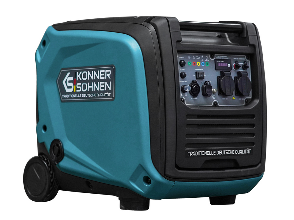 Gas & Benzin K&S Inverter Stromaggregat 4.000 Watt KS4000iEGS mit E-Starter