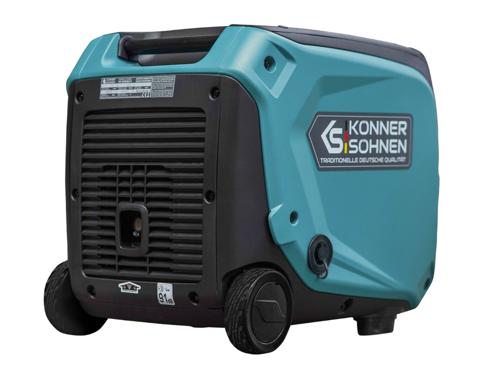 Gas & Benzin K&S Inverter Stromaggregat 4.000 Watt KS4000iEGS mit E-Starter