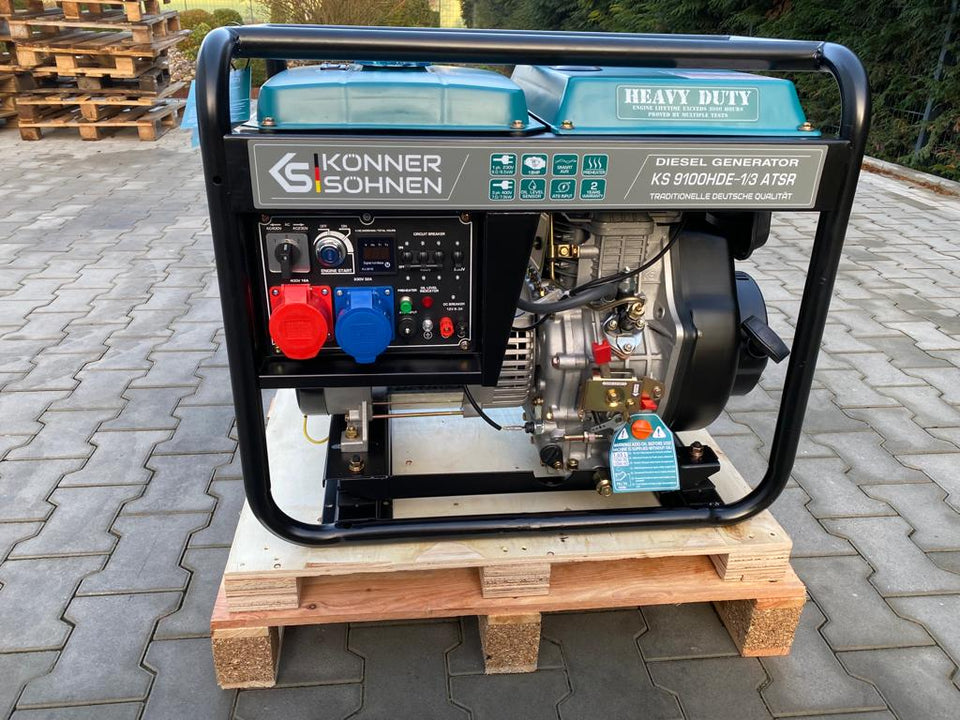 K&S Stromaggregat Stromerzeuger Diesel 7,5 KW KS9100HDE-1/3 ATSR