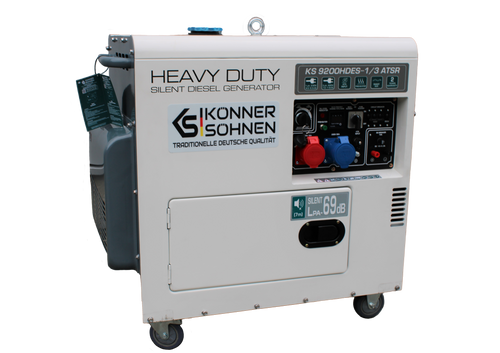 K&S 7,5 KW Diesel KS9200HDES-1/3 ATSR Stromaggregat Stromerzeuger