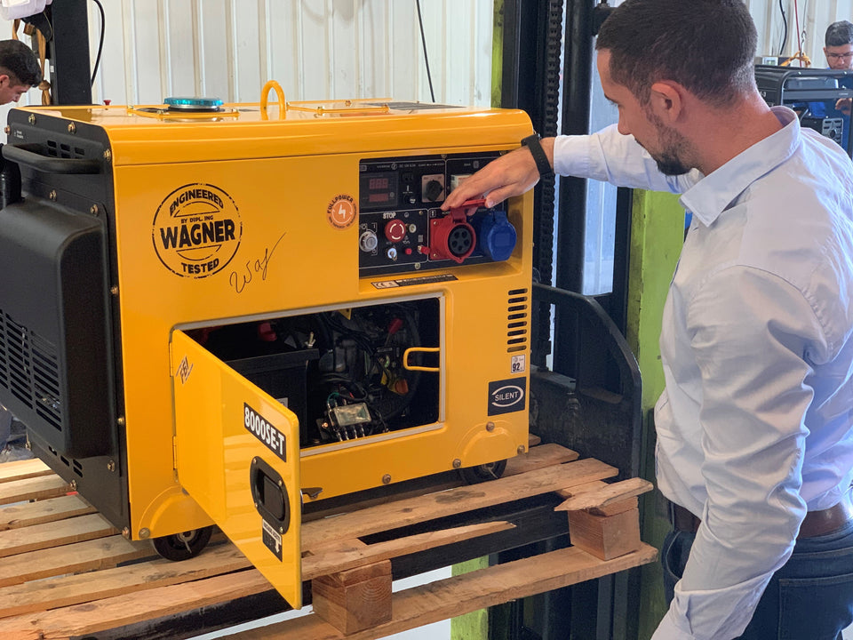 KOMPAK WAGNER Full Power 8 kVA Diesel 230&400V KW8000SE-T Stromaggregat