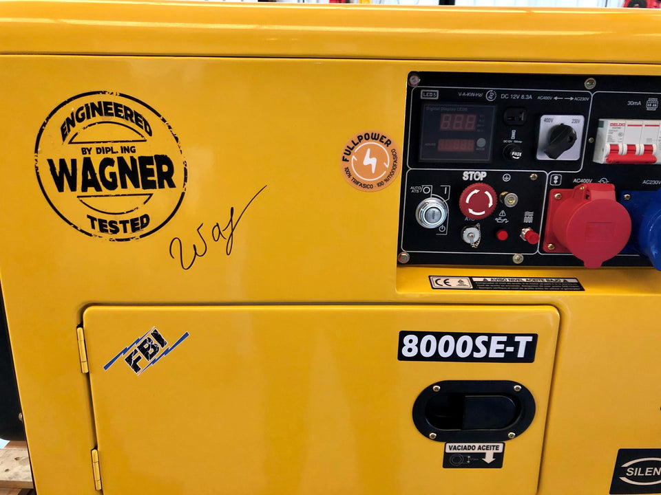 KOMPAK WAGNER Full Power 8 kVA Diesel 230&400V KW8000SE-T Stromaggregat