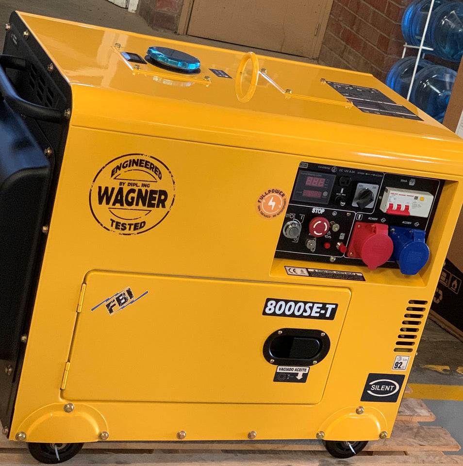 KOMPAK WAGNER Full Power 8 kVA Diesel 230&400V KW8000SE-T Stromaggregat