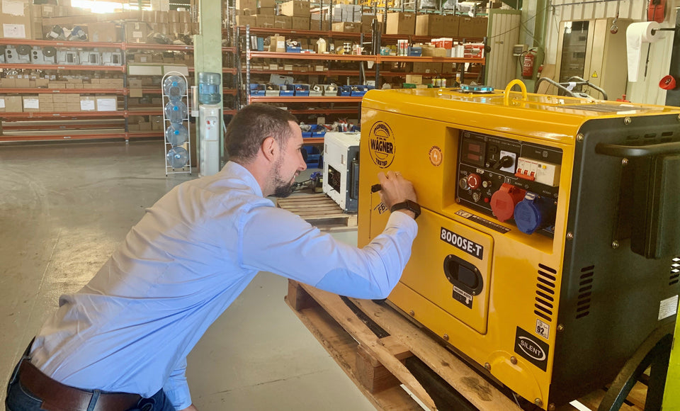 KOMPAK WAGNER Full Power 8 kVA Diesel 230&400V KW8000SE-T Stromaggregat