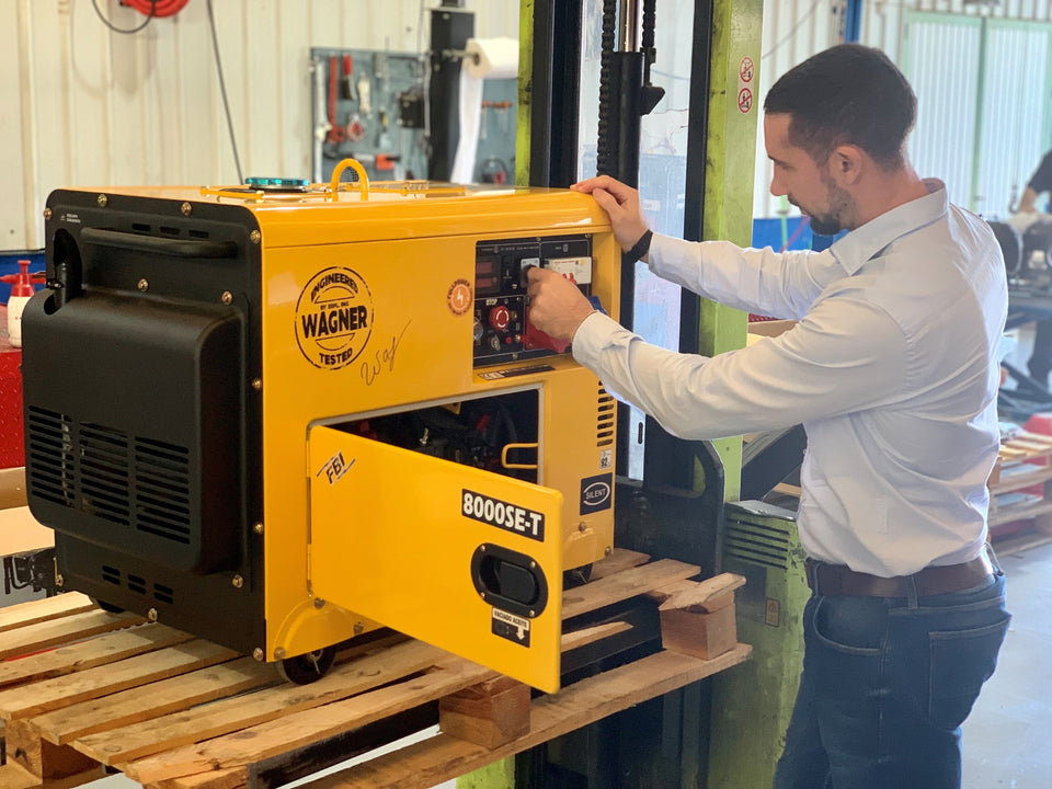 KOMPAK WAGNER Full Power 8 kVA Diesel 230&400V KW8000SE-T Stromaggregat