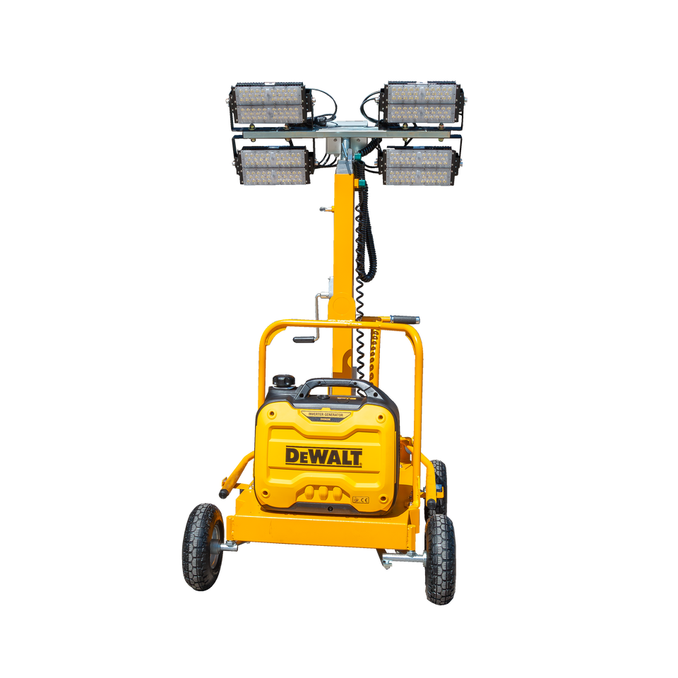 Lichtmast LT800-LED KOMPAK für 4.800 m² | mobiler Lampenmast