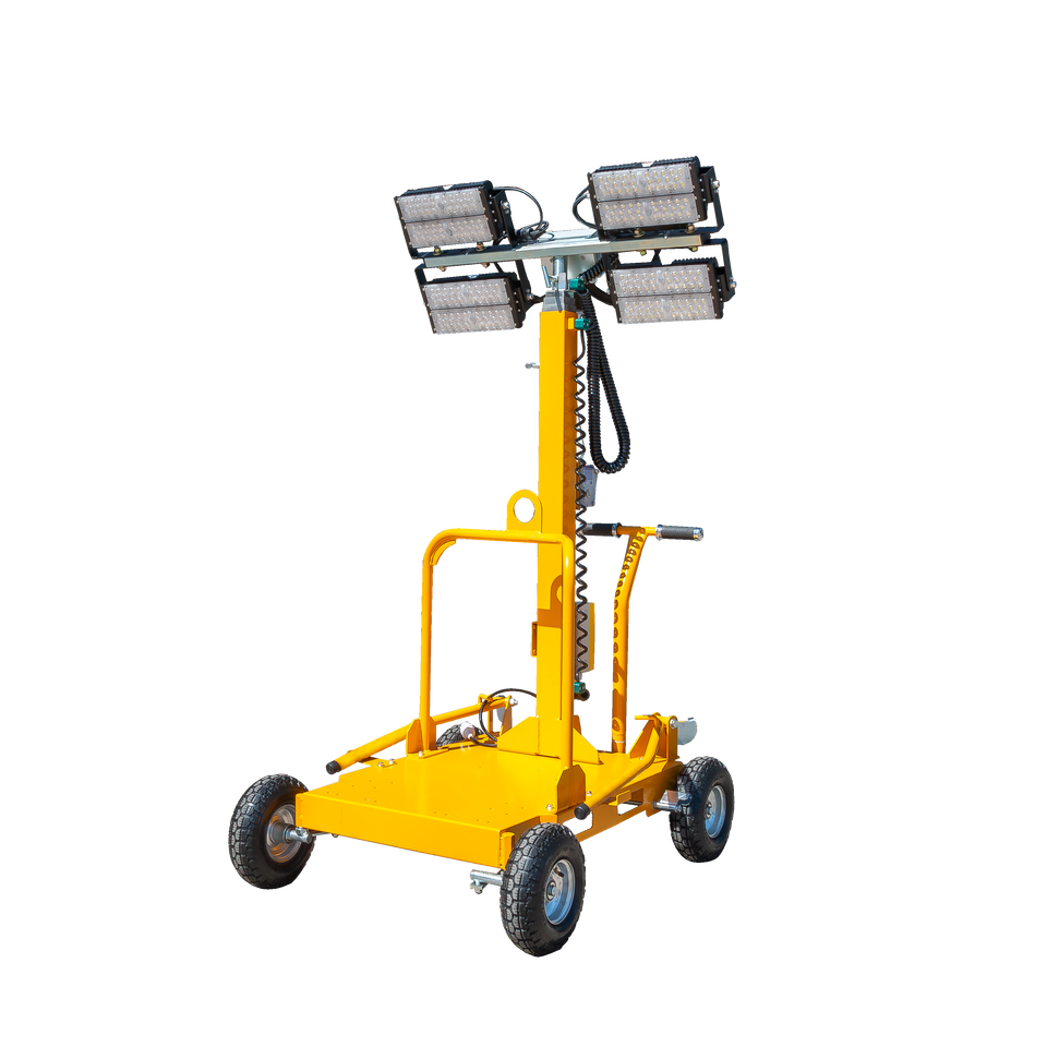 Lichtmast LT1600-LED KOMPAK für bis zu 7.500 m² | mobiler Lampenmast