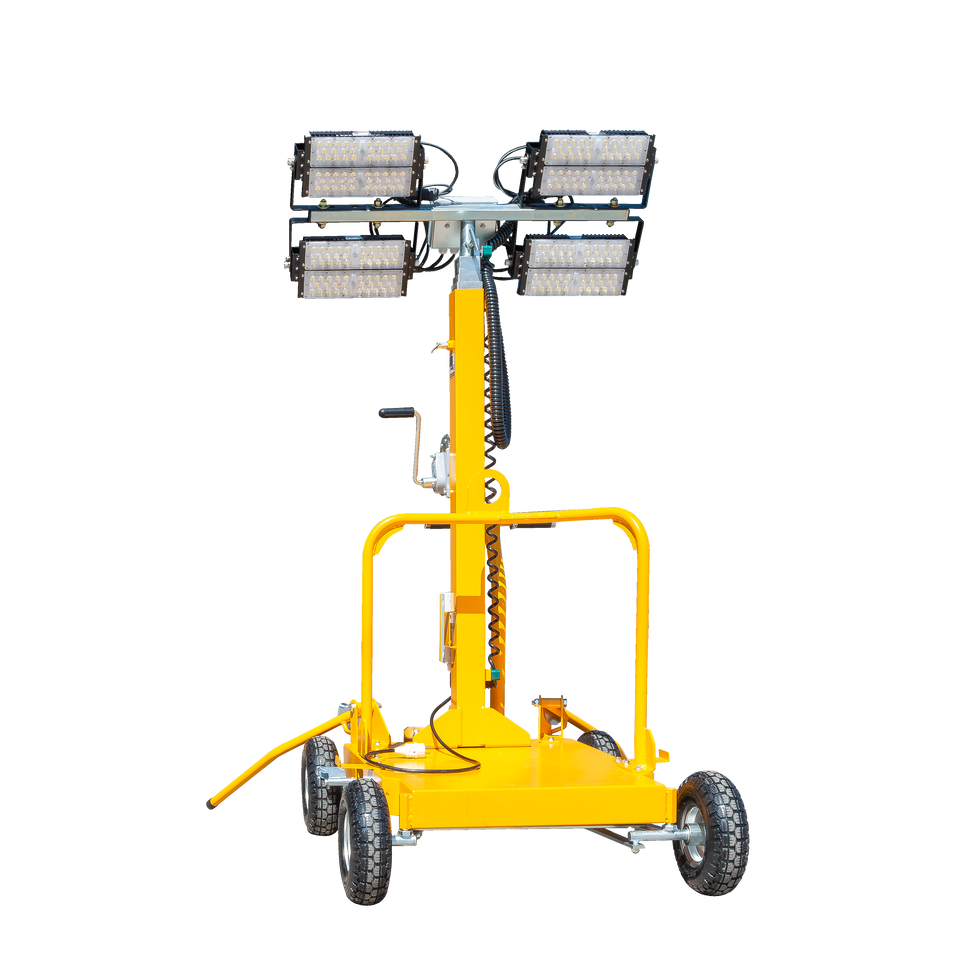 Lichtmast LT1600-LED KOMPAK für bis zu 7.500 m² | mobiler Lampenmast