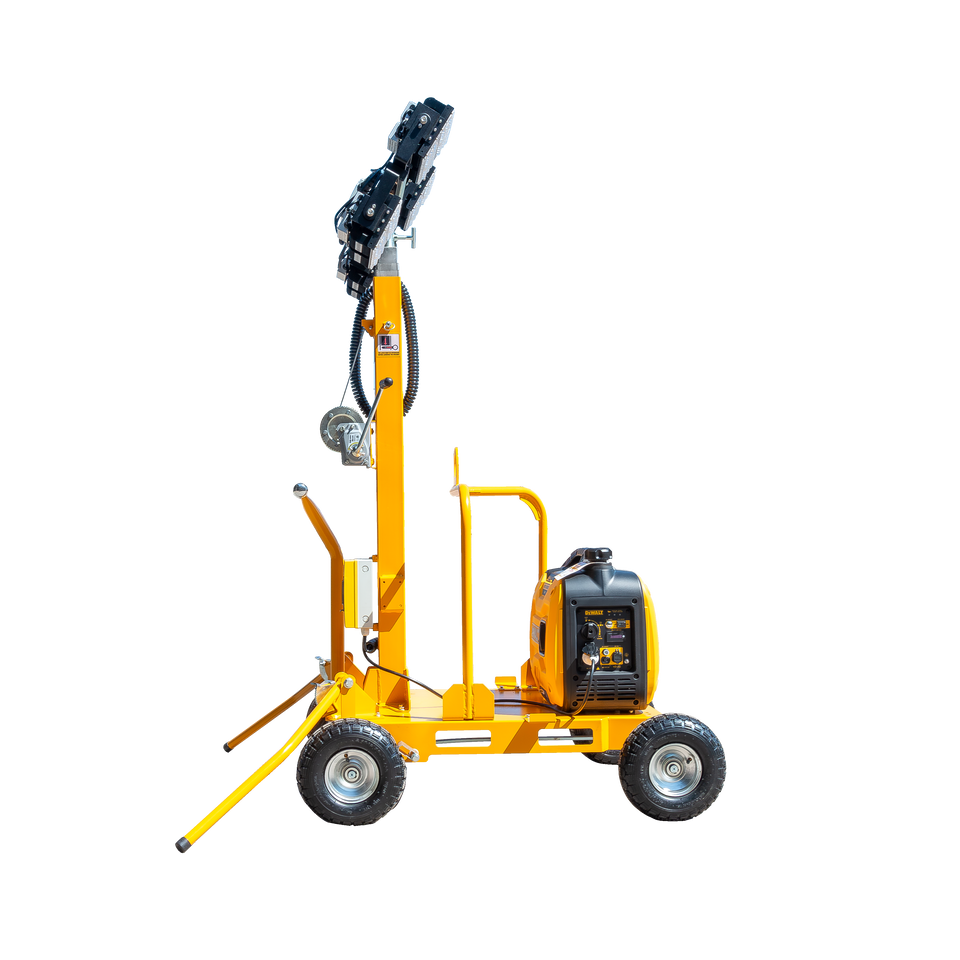 Lichtmast LT1200-LED KOMPAK für 6.000 m² | mobiler Lampenmast