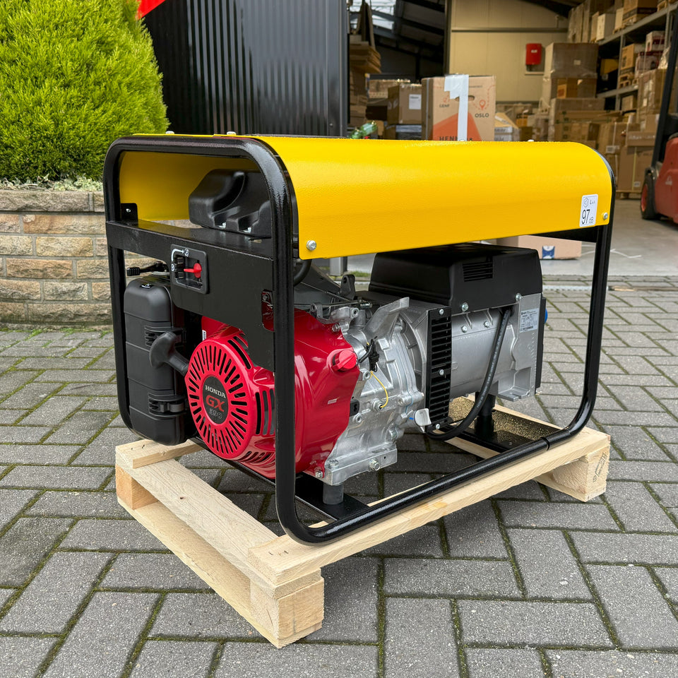 8,3 kVA Atlas Copco Benzin Stromaggregat QEP 8 230 & 400 V