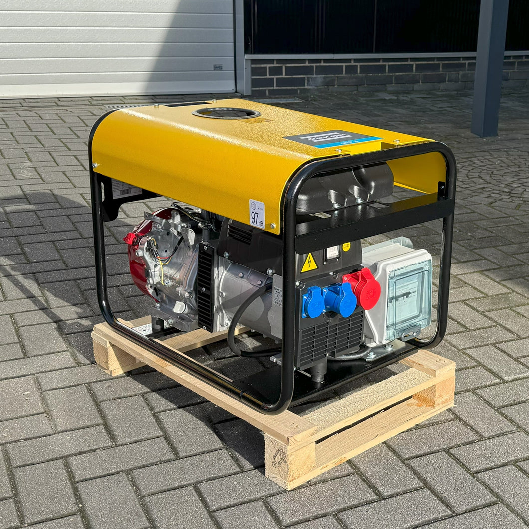 8,3 kVA Atlas Copco Benzin Stromaggregat QEP 8 230 & 400 V