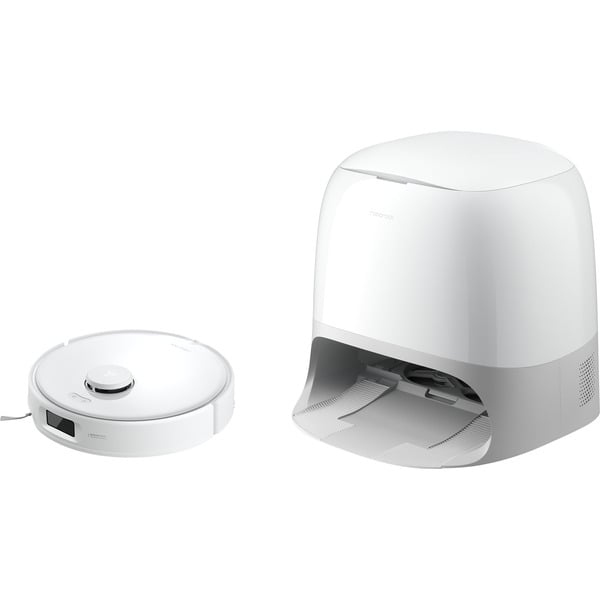 Roborock Qrevo Curv 5A1, Saugroboter (weiß, Mit Multifunktions-Dockingstation 3.0)