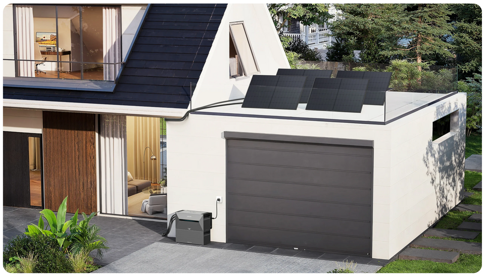 Anker SOLIX Solarbank 2 E1600 PRO System mit 1600Wh | All-in-One Balkonkraftwerk mit Speicher | 2400W PV-Input