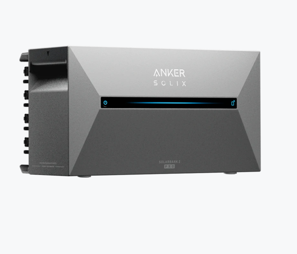 Anker SOLIX Solarbank 2 E1600 PRO System mit 1600Wh | All-in-One Balkonkraftwerk mit Speicher | 2400W PV-Input