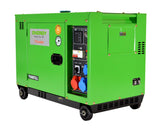 9 kvA Diesel NOT-STROMAGGREGAT STROMERZEUGER LEISE ENERGY