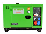 9 kvA Diesel NOT-STROMAGGREGAT STROMERZEUGER LEISE ENERGY