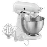 Küchenmaschine KitchenAid 5K45SSEWH weiß mit Zubehör
