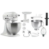 Küchenmaschine KitchenAid 5K45SSEWH weiß mit Zubehör