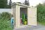 Gartenhütte / Gartenschrank / Geräteschrank "Aufgeräumt" - 28 mm Blockbohlenhaus, Grundfläche: 2,17 m², Pultdach