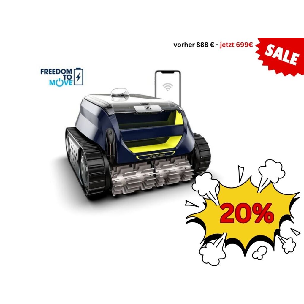Akku Poolroboter RF 42 iQ Freerider kabellos Zodiac